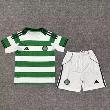 25-26 Celtic Home Kids Soccer Jerseys