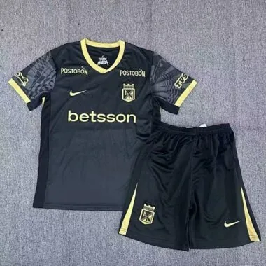 25-26 Atletico Nacional Away Kids Soccer Jerseys
