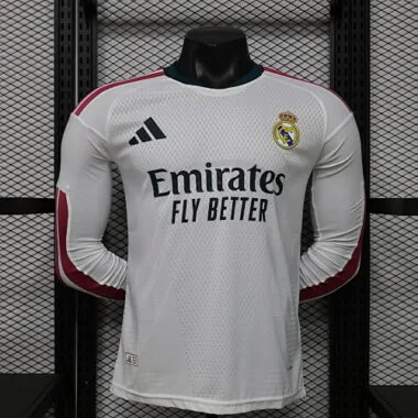 26-27 Real Madrid Home Long Sleeve Soccer Jerseys