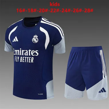 Equipación de fútbol para entrenamiento infantil del Real Madrid 26-27