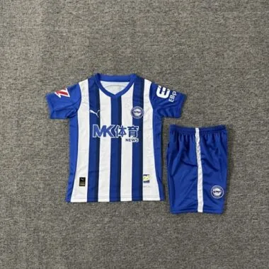 25-26 Alaves Home Kids Soccer Jerseys