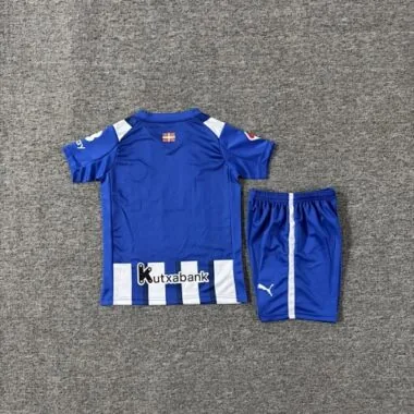 25-26 Alaves Home Kids Soccer Jerseys album image 2