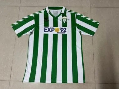 88/89 Real Betis Home Retro Soccer Jerseys album image 2
