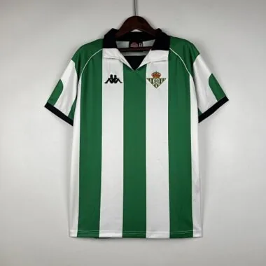 Camisetas de fútbol retro del Real Betis (temporada 98/99) para jugar en casa
