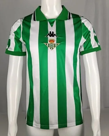 Camisetas de fútbol retro del Real Betis de la temporada 1995/97