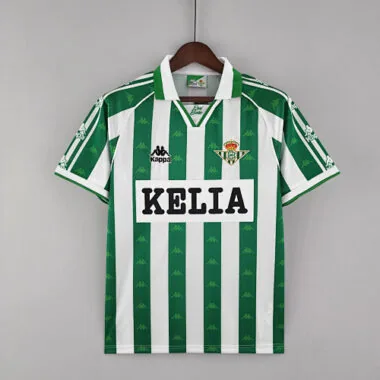 Camisetas de fútbol retro del Real Betis (temporada 96/97) para jugar en casa
