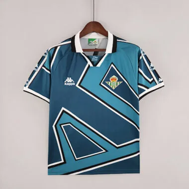 Camisetas de fútbol retro del Real Betis para partidos fuera de casa de la temporada 95/97