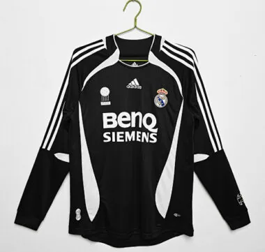 2006/07 Real Madrid Third Retro Long Sleeve Soccer Jerseys