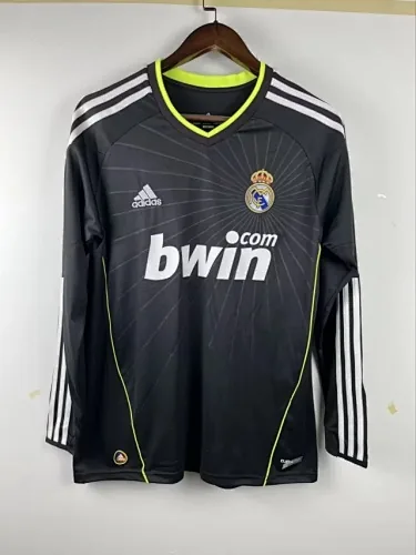 2010/11 Real Madrid Away Retro Long Sleeve Soccer Jerseys