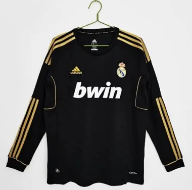 2011/12 Real Madrid Away Retro Long Sleeve Soccer Jerseys