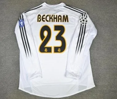 Immagine 2 dell’album 2004/05 Real Madrid Home Retro Long Sleeve Soccer Jerseys