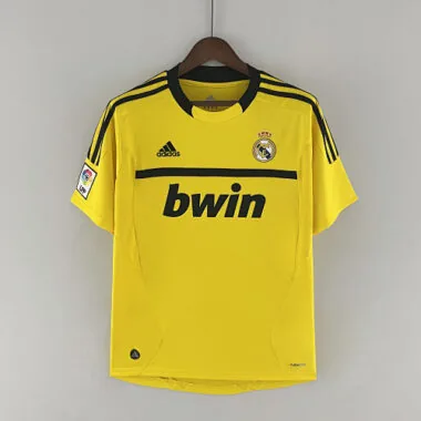 11/12 Real Madrid Goalkeeper Retro Yellow Soccer Jerseys