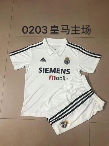 02/03 Real Madrid Home Retro Soccer Jerseys