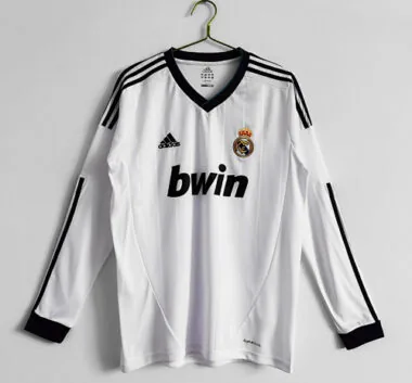 21/22 Real Madrid Home Retro Long Sleeve Soccer Jerseys
