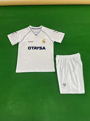 90-92 Real Madrid home Kids Retro Soccer Jerseys