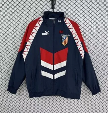 95-96 Atletico Madrid Windbreaker Jackets