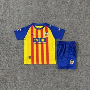 25-26 Valencia Third Kids Soccer Jerseys