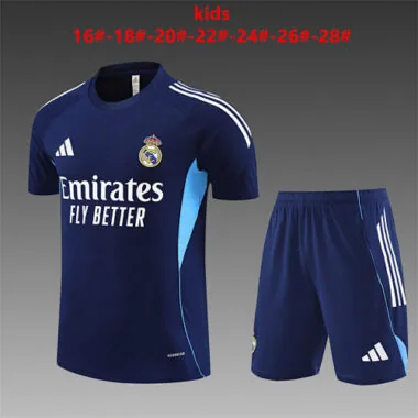 25-26 Real Madrid Kids Training Soccer Suit