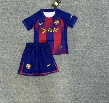 Camisetas de fútbol para niños del Barça, tallas 25-26