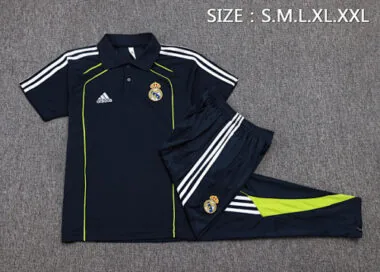 25-26 Real Madrid Polo Training Soccer Suit album image 17