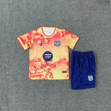 Camisetas de fútbol infantiles especiales del Barc, 25-26