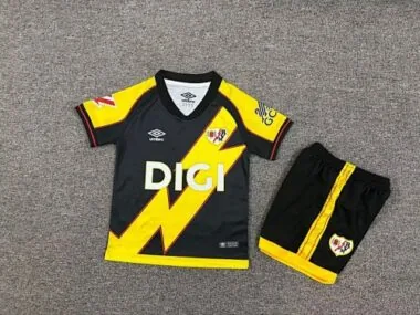 25-26 Rayo Vallecano Third Kids Soccer Jerseys