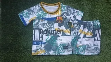 Camisetas de fútbol infantiles especiales del Barc, 25-26