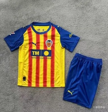 25-26 Valencia Third Kids Soccer Jerseys