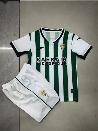 25-26 Cordoba Home Kids Soccer Jerseys
