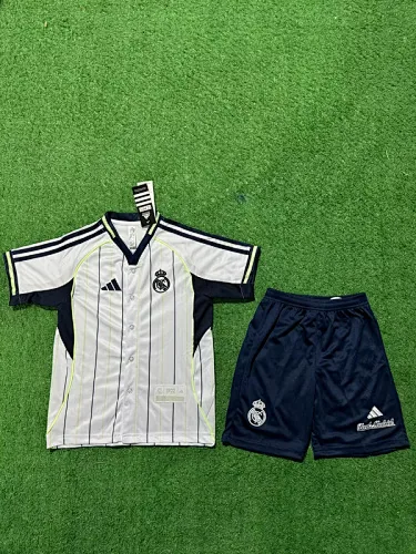 2025/26 Real Madrid Kids Baseball Uniform