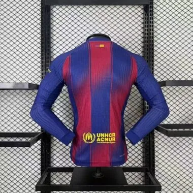 25-26 Barc Home Long Sleeve Soccer Jerseys album image 2