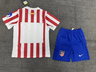 25-26 Atletico Madrid Home Kids Soccer Jerseys Albumbild 2