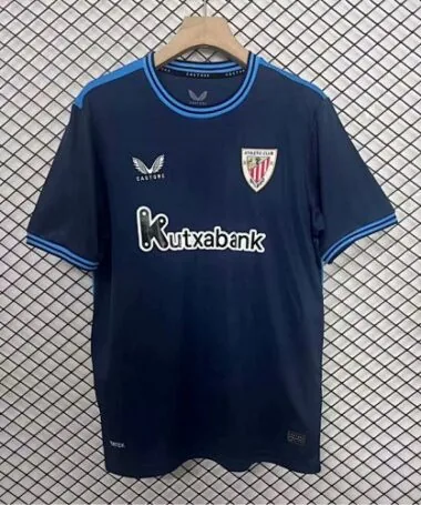 Camisetas de fútbol del Athletic de Bilbao para partidos fuera de casa, temporadas 25-26