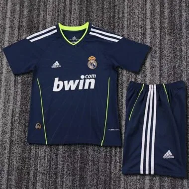 10-11 Real Madrid Away Kids Soccer Jerseys