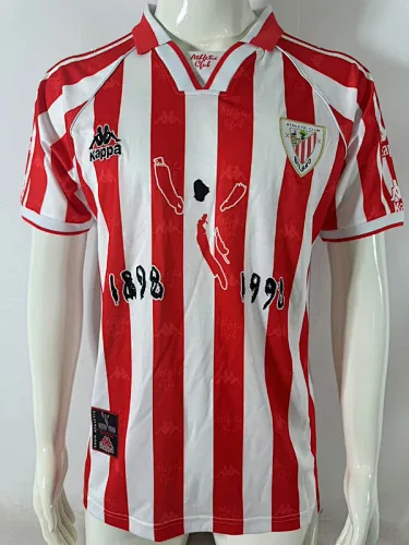 Camisetas de fútbol retro del Athletic de Bilbao (temporada 97-98) para jugar en casa