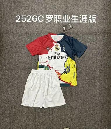 Camisetas de fútbol infantiles especiales del Real Madrid 25-26