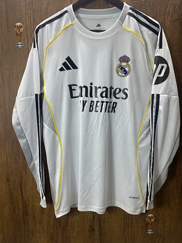 Camisolas de futebol do Real Madrid para jogos em casa, n.º 25-26