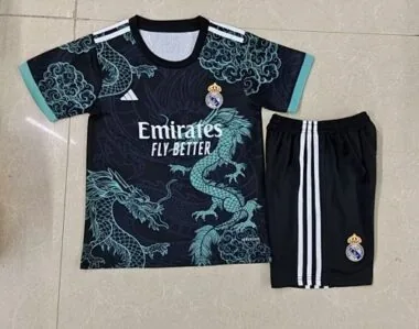 25-26 Camisolas de futebol especiais para crianças do Real Madrid