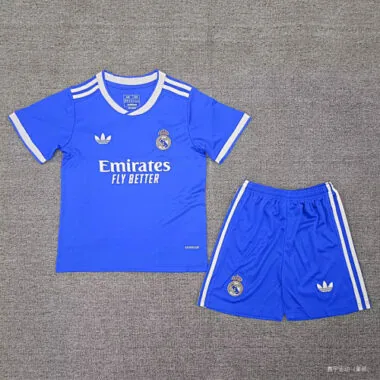 25-26 Camisolas de futebol infantis do Real Madrid (terceira equipação)