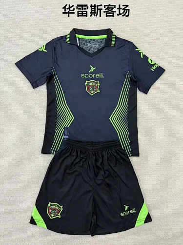 25-26 Real Madrid Away Kids Soccer Jerseys