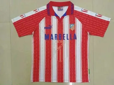 1995 Atletico Madrid Home Retro Soccer Jerseys