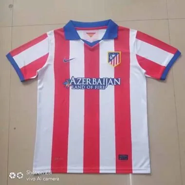 14-15 Atletico Madrid Home Retro Soccer Jerseys