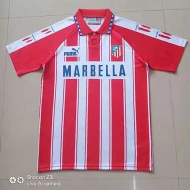1994 Atletico Madrid Home Retro Soccer Jerseys