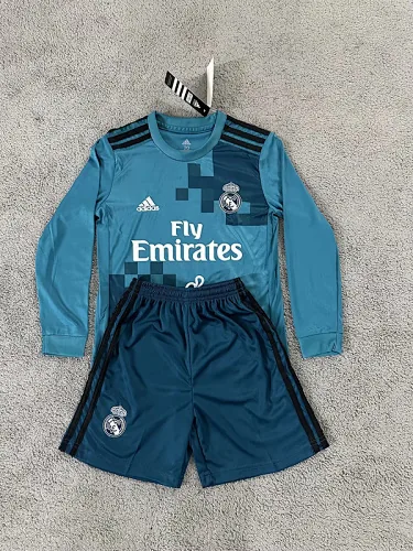 17-18 Real Madrid Third Kids Soccer Jerseys