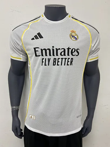 25-26 Real Madrid Home Player Version Soccer Jerseys