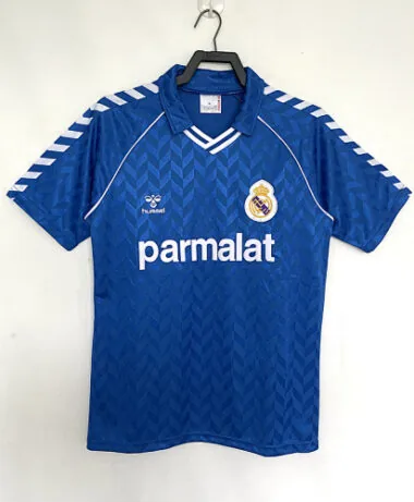 86-87 Real Madrid Away Retro Soccer Jerseys