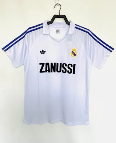 84-85 Real Madrid Home Retro Soccer Jerseys