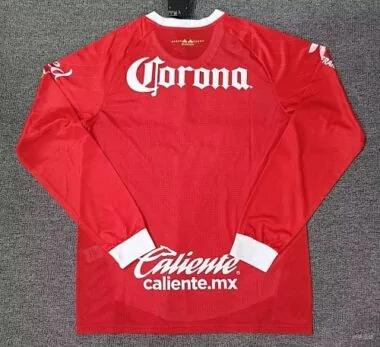 Afbeelding 2 van album 26-27 Toluca Home Long Sleeve Soccer Jerseys