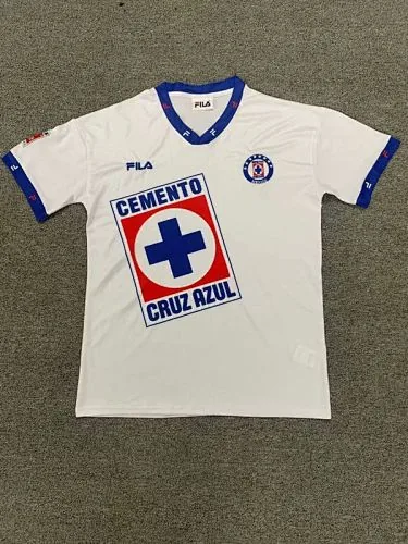 1996 Cruz Azul Away White Retro Soccer Jerseys