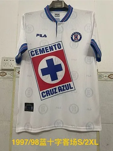 97-98 Cruz Azul Away Retro Soccer Jerseys